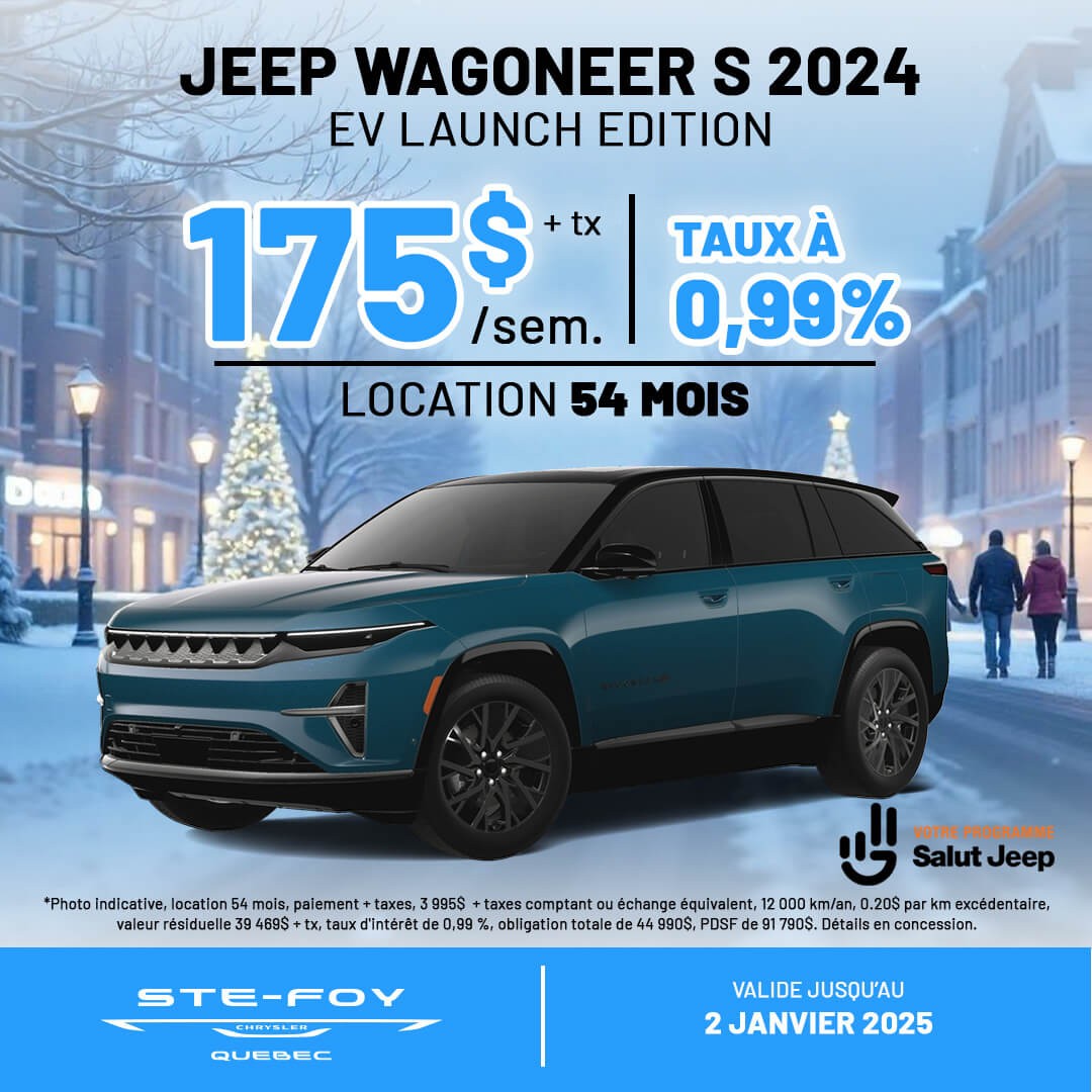 Jeep Wagoneer S EV Launch Edition 2024