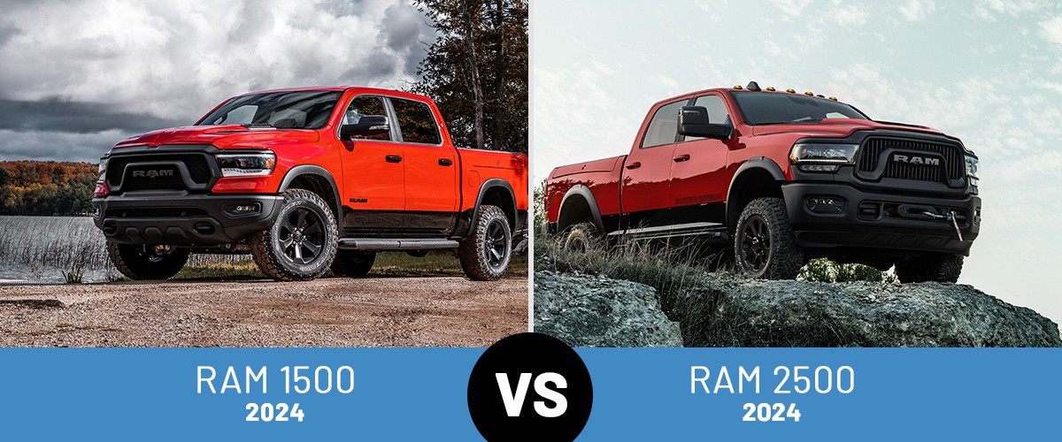 RAM 1500 vs RAM 2500 2024 : le comparatif