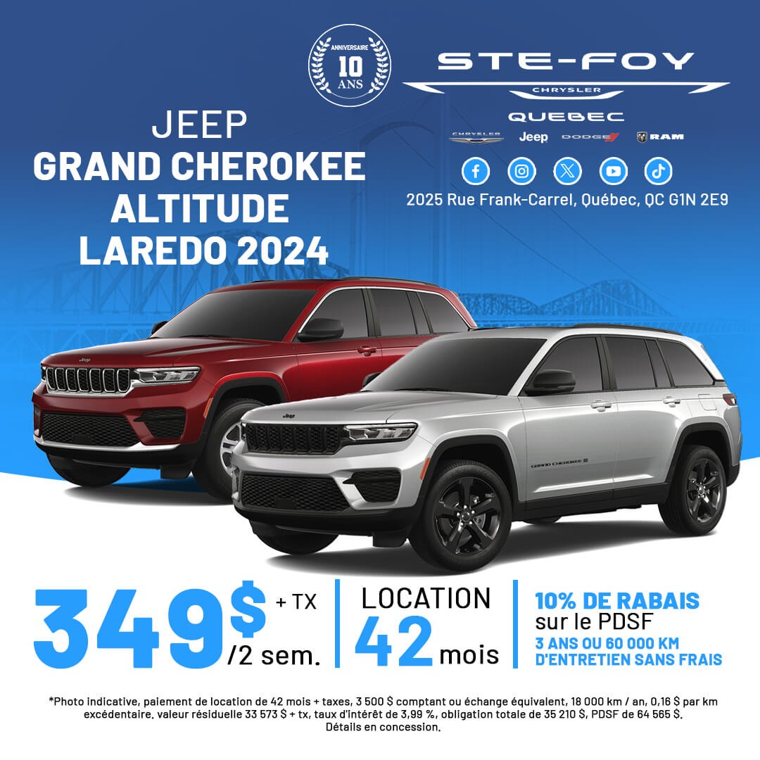 2024 Jeep Grand Cherokee Altitude Laredo