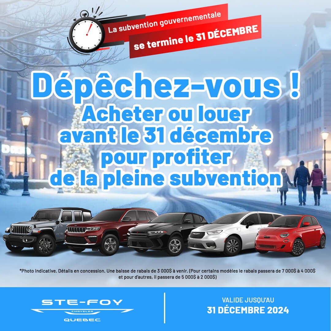 Subvention véhicules électriques