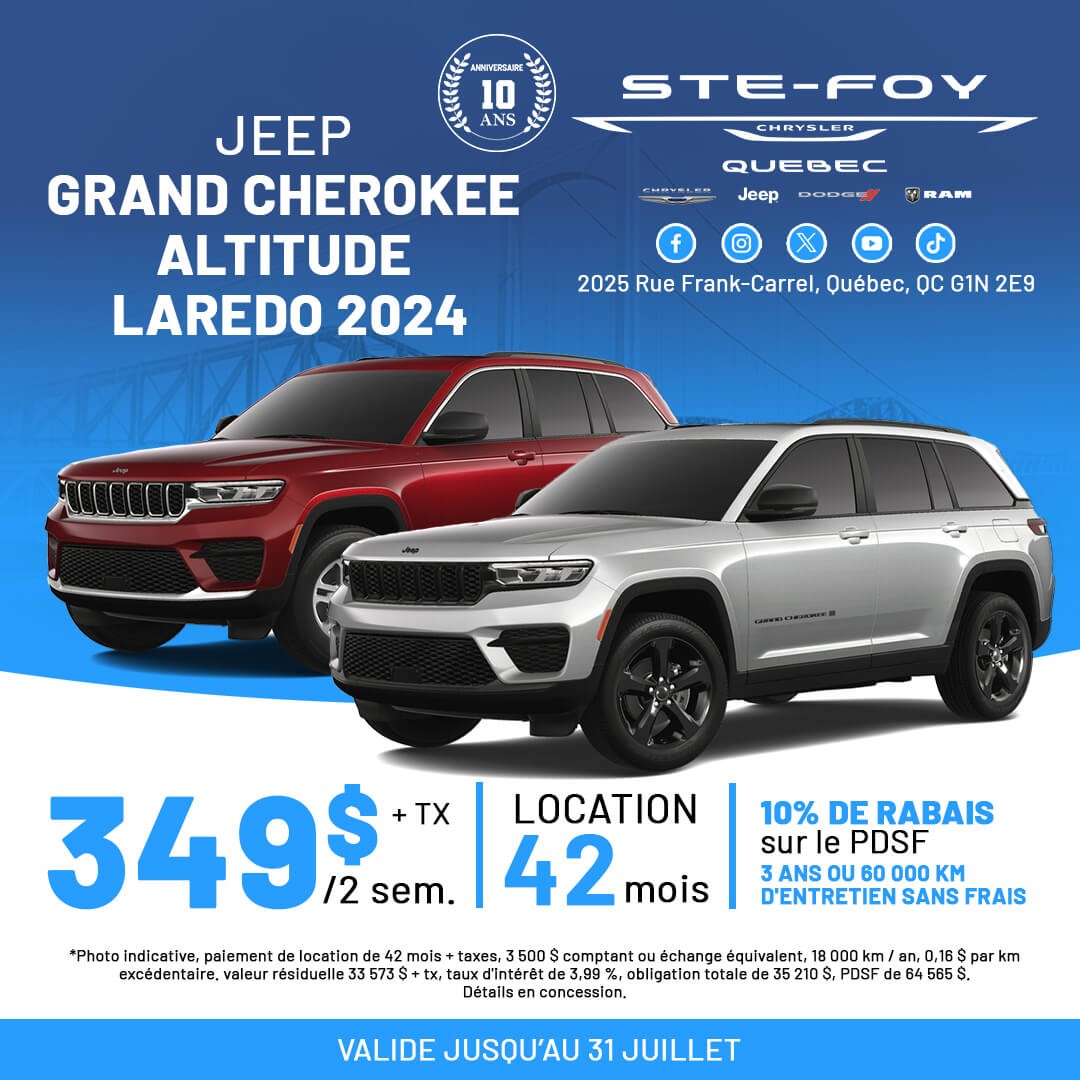 Jeep Grand Cherokee Altitude Laredo 2024
