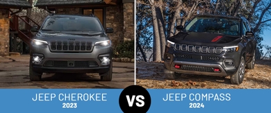 Jeep Cherokee 2023 vs Jeep Compass 2024